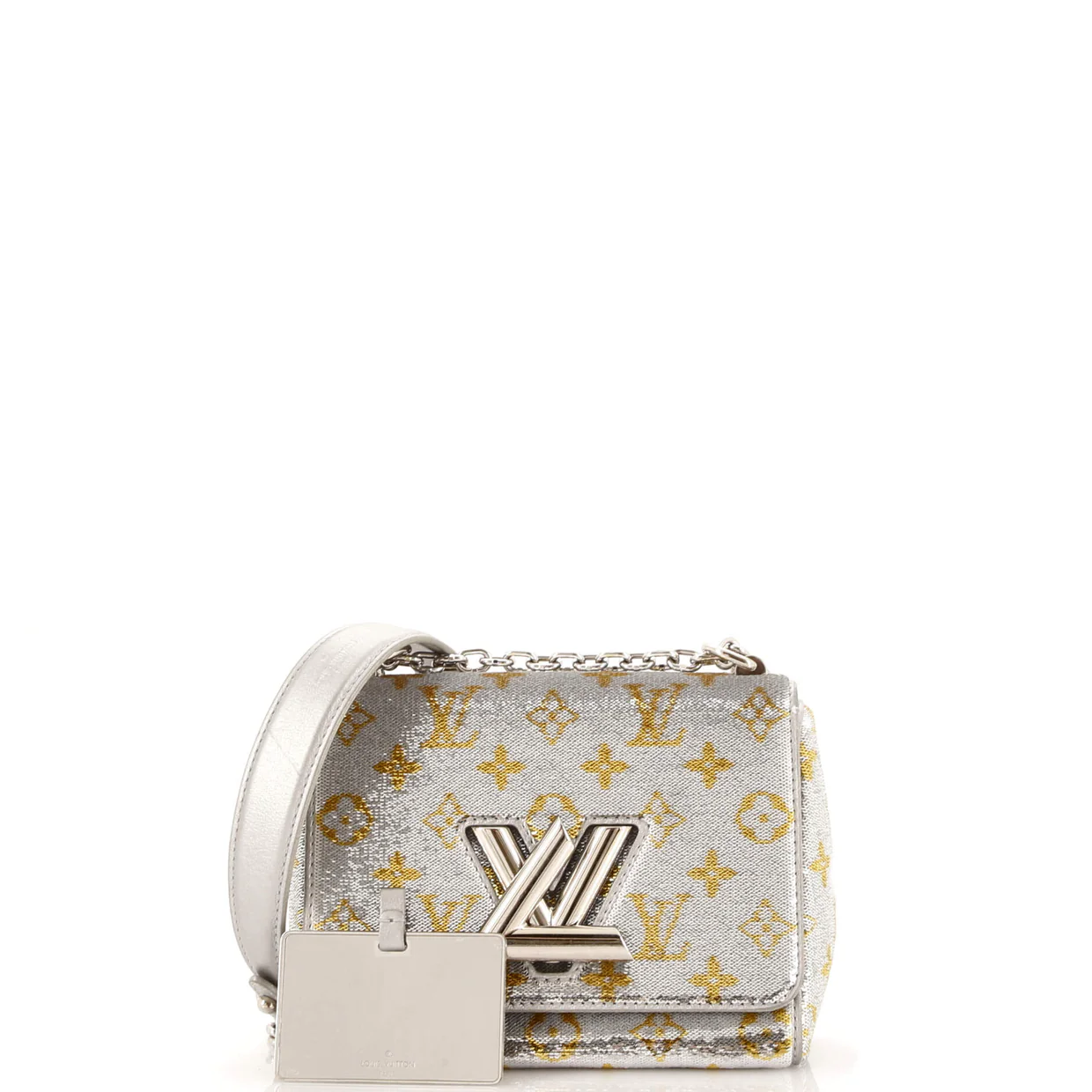 Twist Handbag Monogram Sequins PM - Deep Luxury