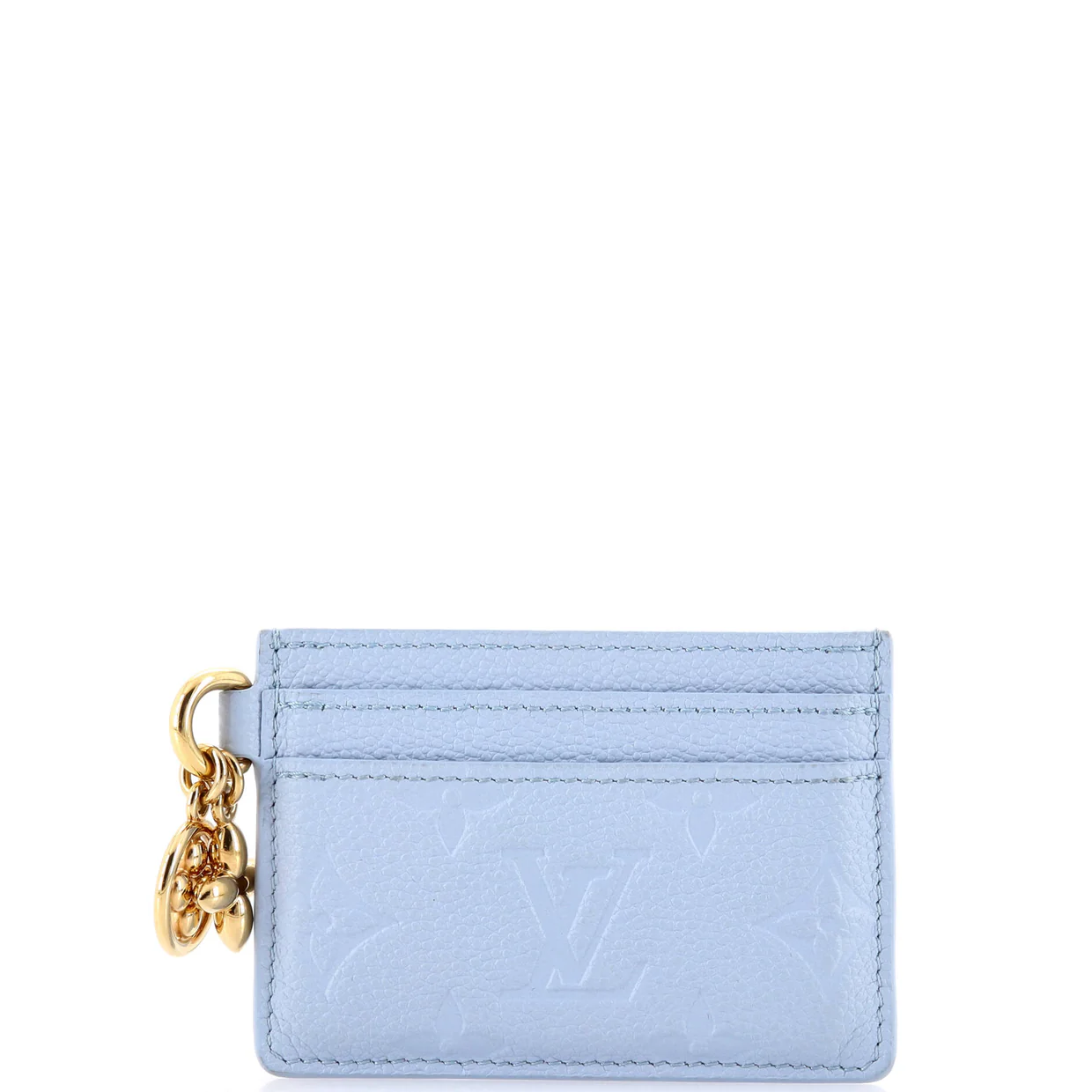 LV Charms Card Holder Monogram Empreinte Leather - Deep Luxury