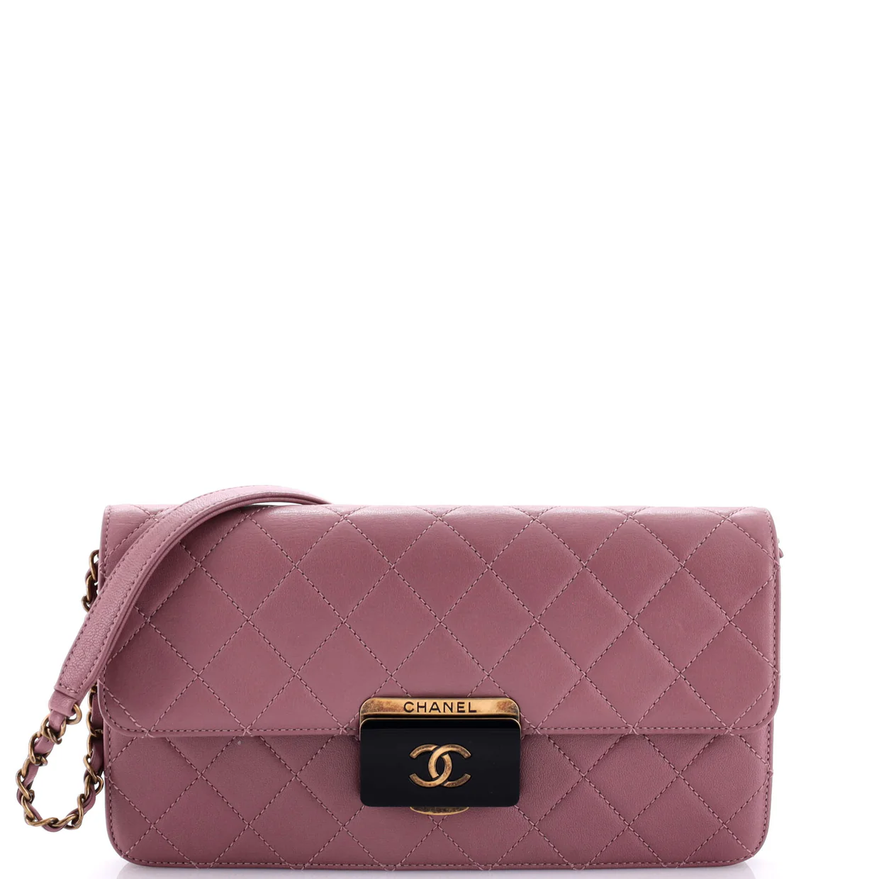 Beauty Lock Flap Bag Quilted Sheepskin Medium - Deep Luxury