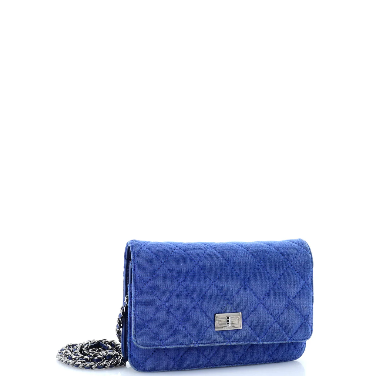 Reissue 2.55 Wallet on Chain Quilted Jersey - Deep Luxury