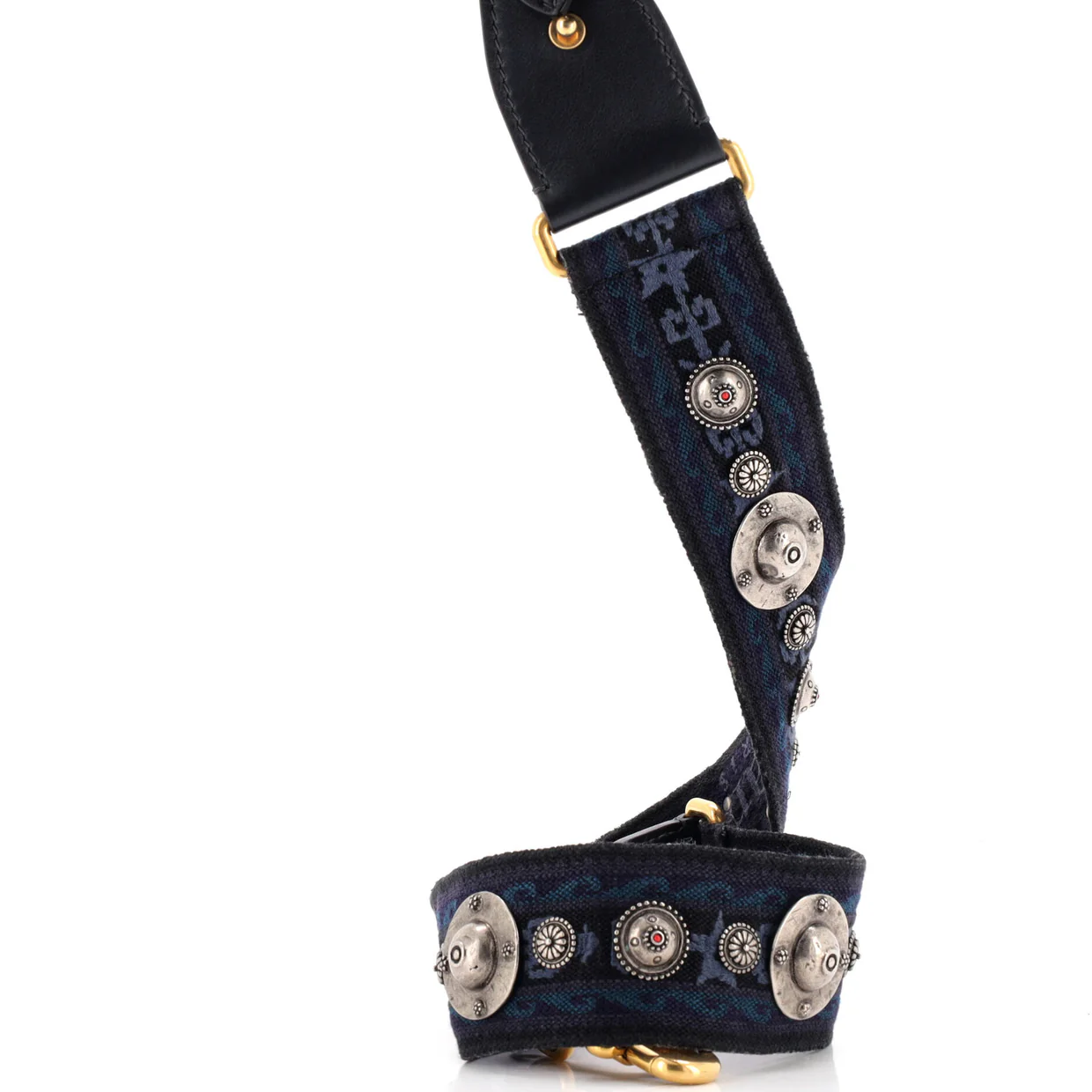 Bohemian Shoulder Strap Embellished Camouflage Canvas - Deep Luxury