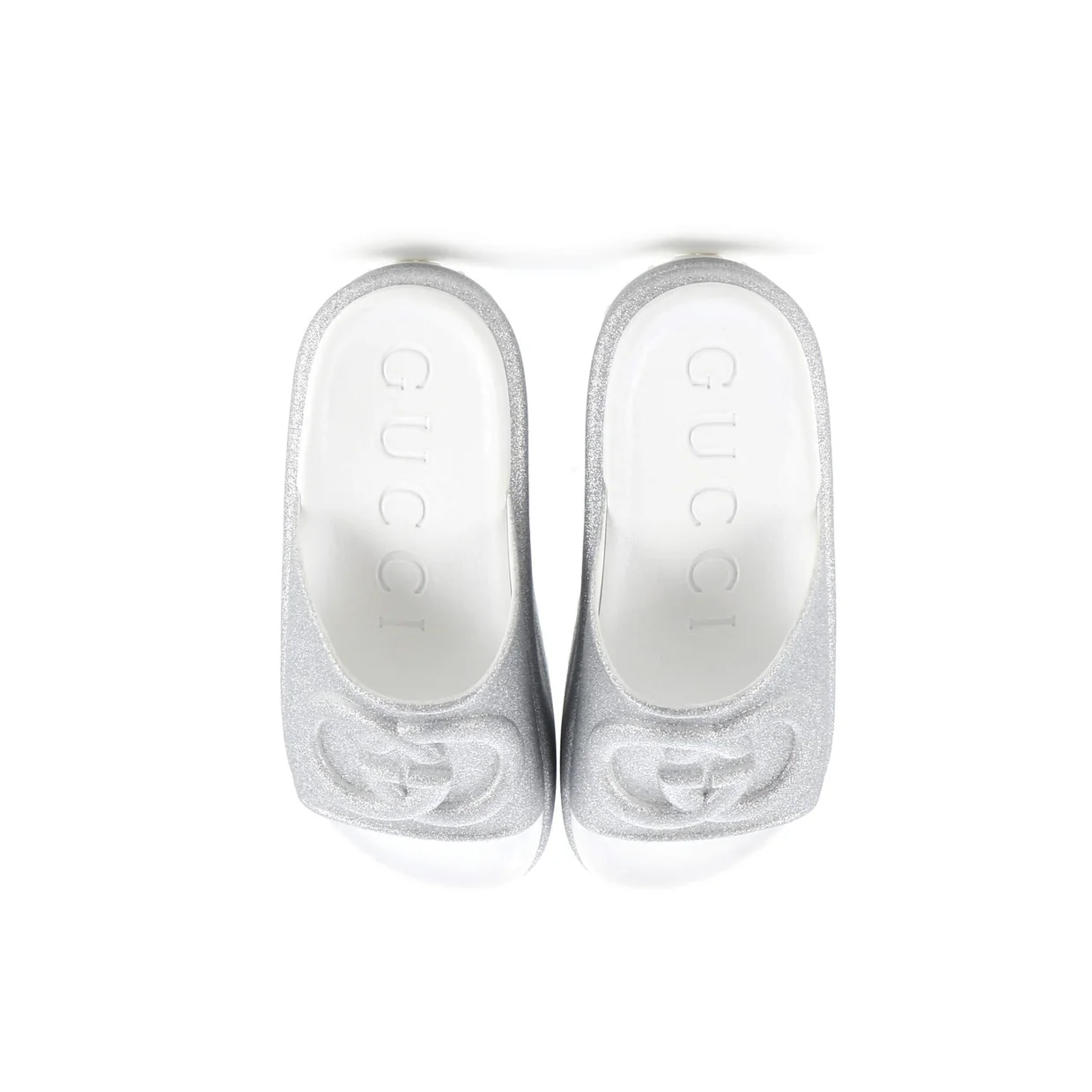 Interlocking G Platform Slide Sandals Rubber - Deep Luxury