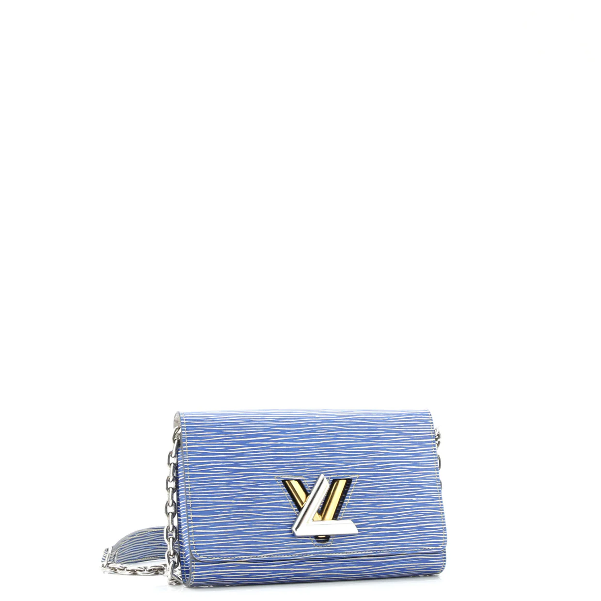 Twist Chain Wallet Epi Leather - Deep Luxury