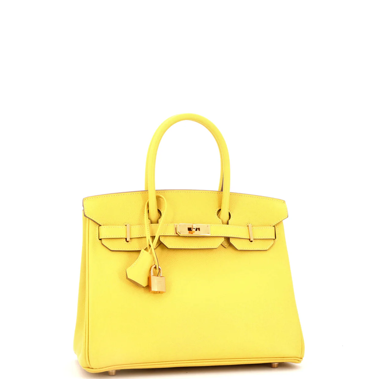 Birkin Handbag Lime Epsom with Gold Hardware 30 - Deep Luxury