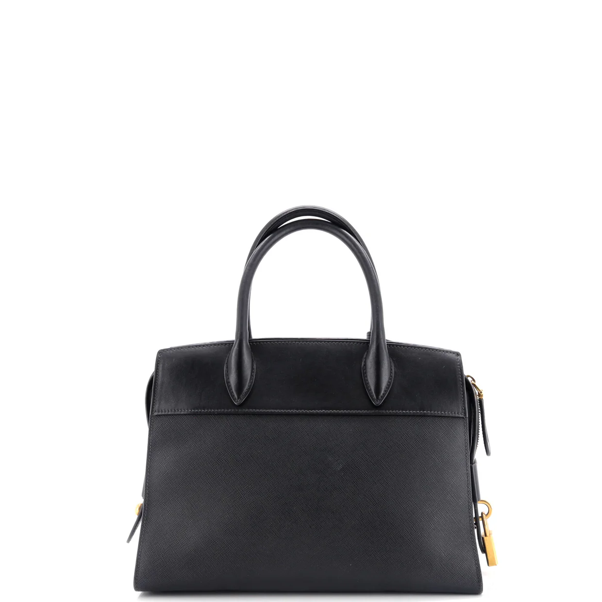 Esplanade Tote Saffiano with City Calf Medium - Deep Luxury