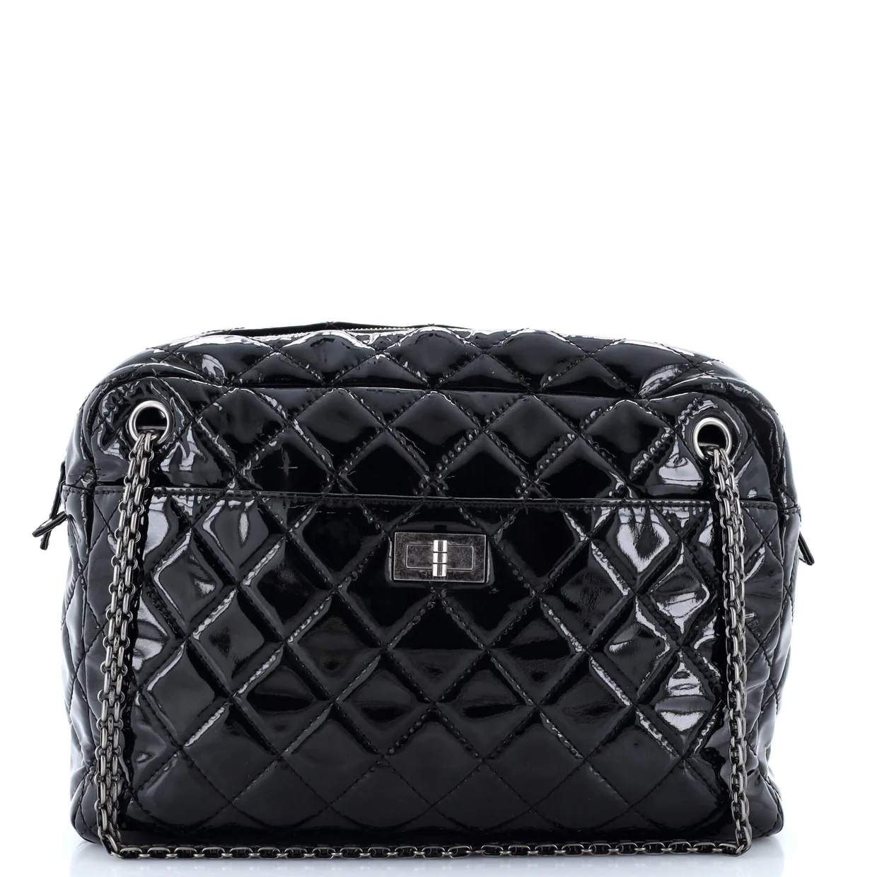 Reissue Camera Bag Quilted Patent Large - Deep Luxury