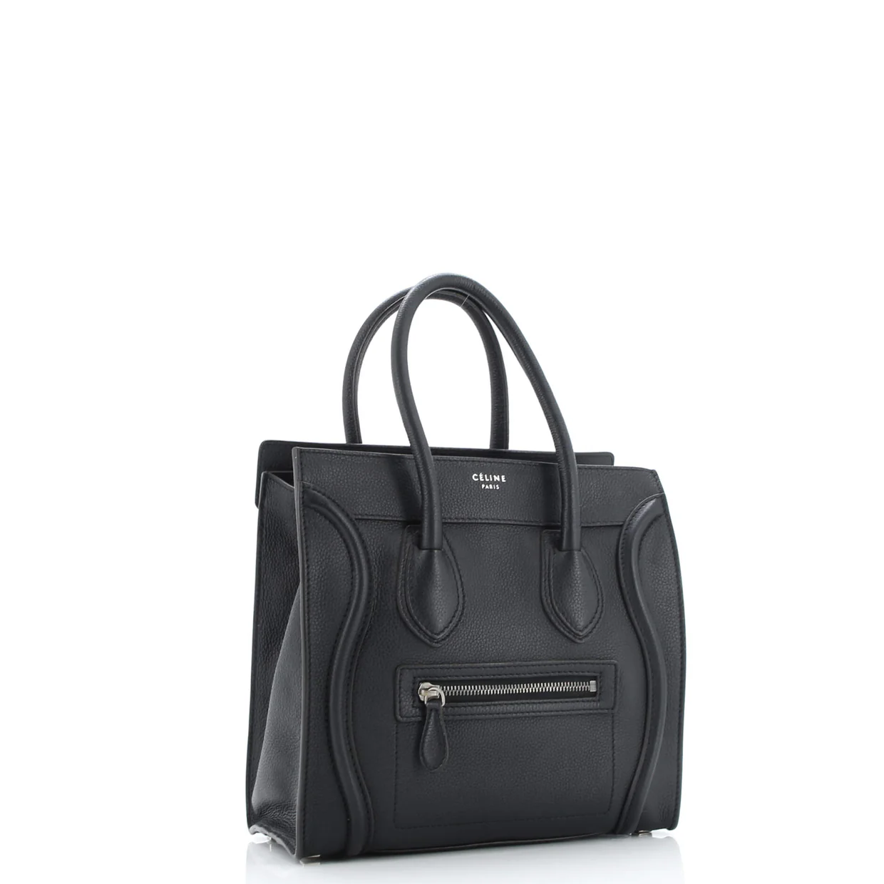 Luggage Bag Grainy Leather Micro - Deep Luxury