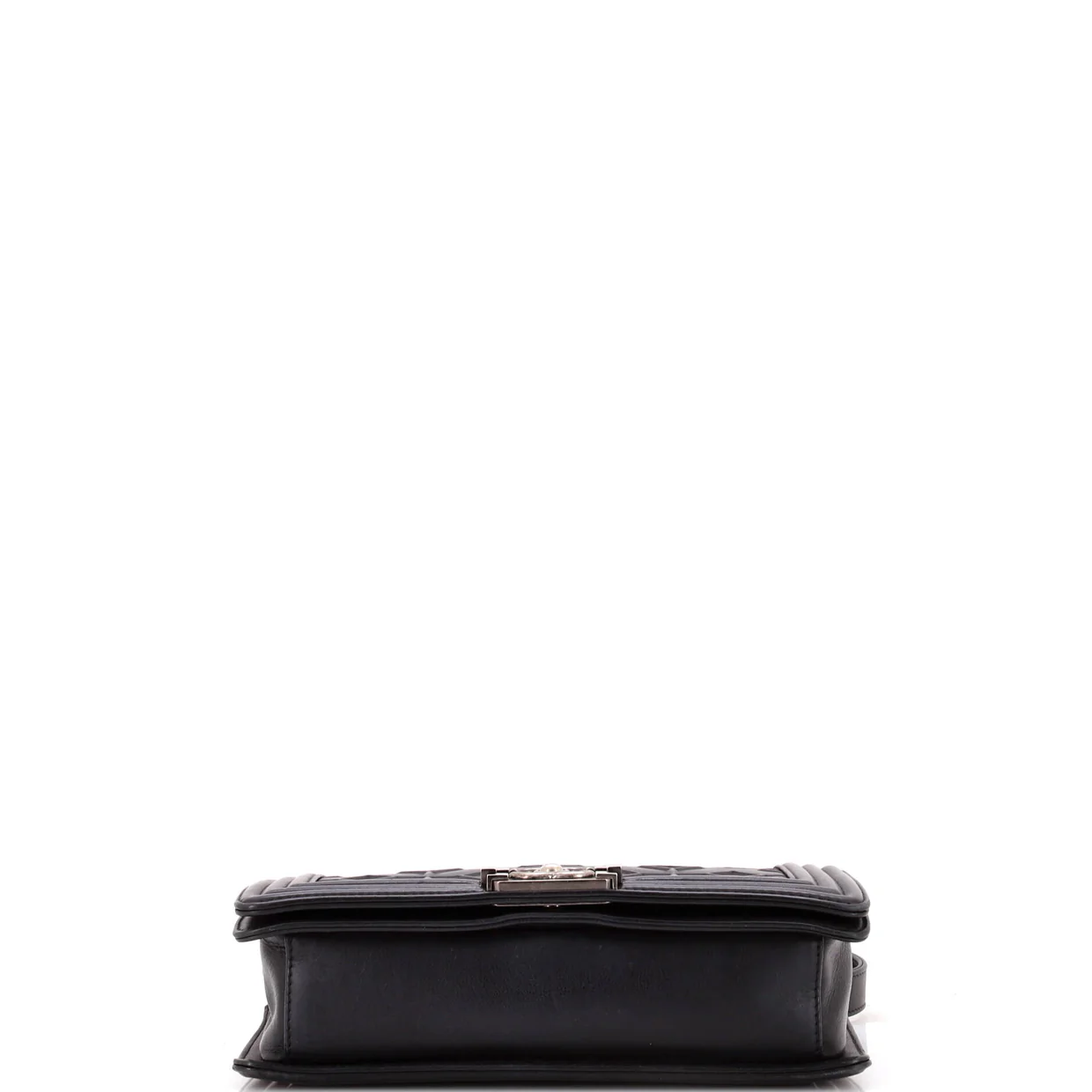Arabesque Boy Flap Bag Embossed Calfskin Old Medium - Deep Luxury