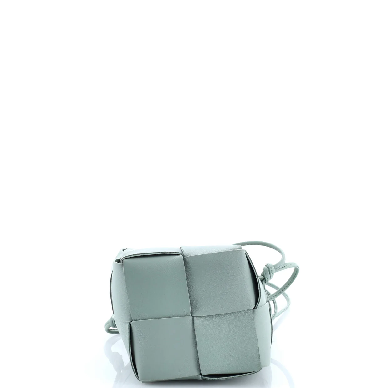 Cassette Bucket Bag Maxi Intrecciato Leather Mini - Deep Luxury