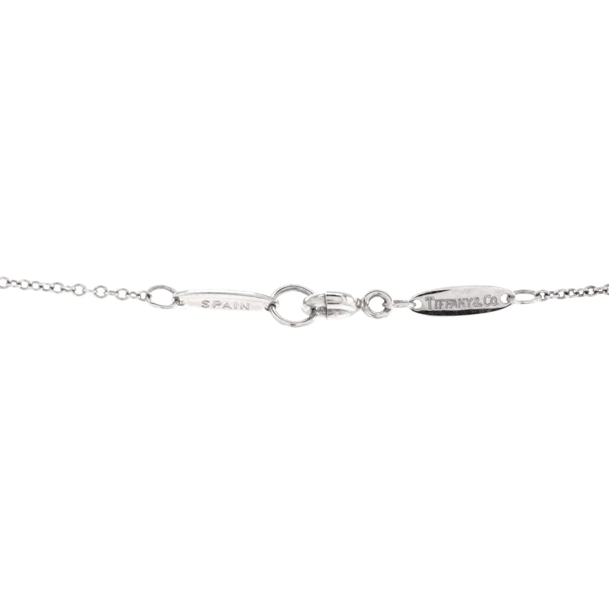 Elsa Peretti Open Heart Pendant Necklace Platinum with Pave Diamonds 22mm - Deep Luxury