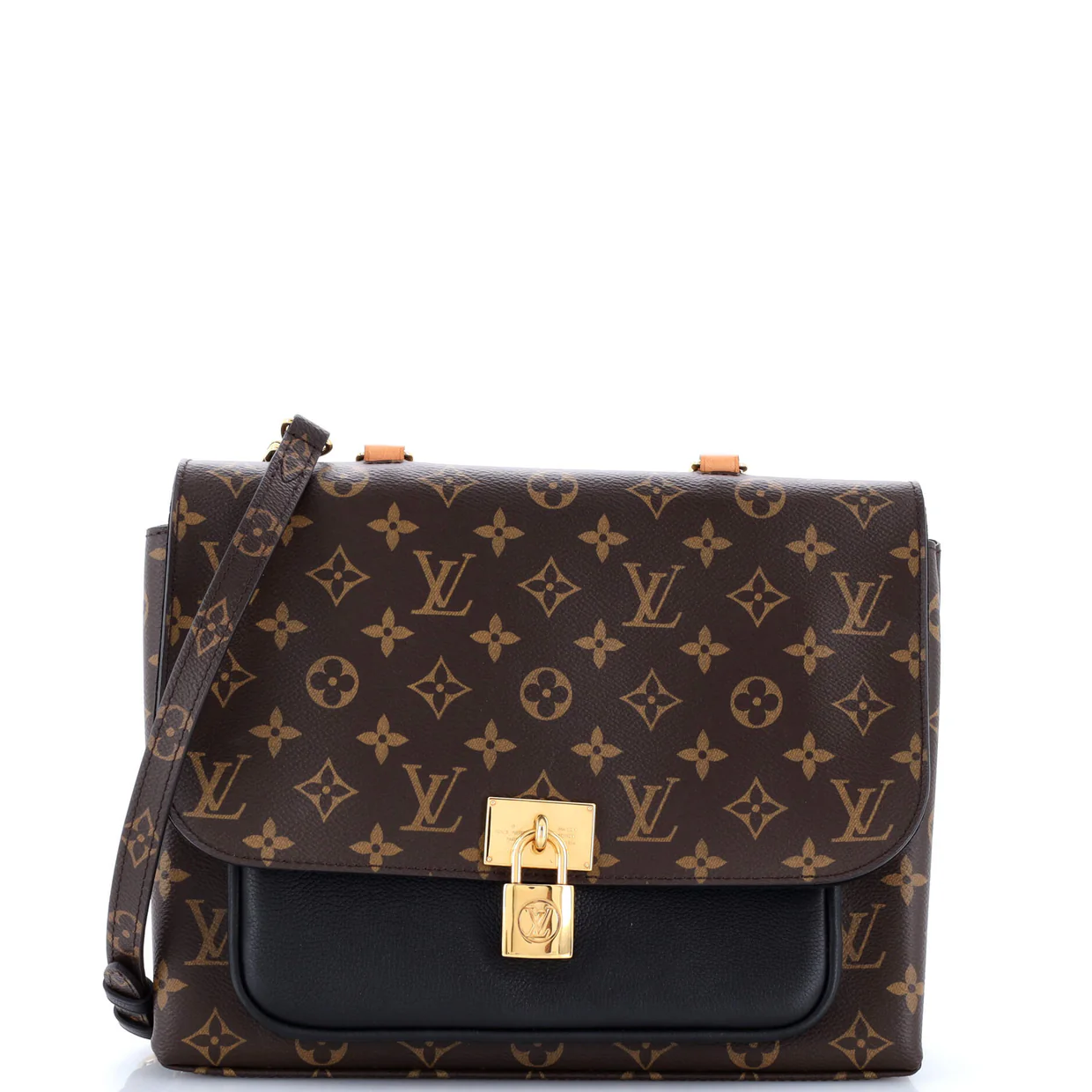 Marignan Handbag Monogram Canvas with Leather - Deep Luxury