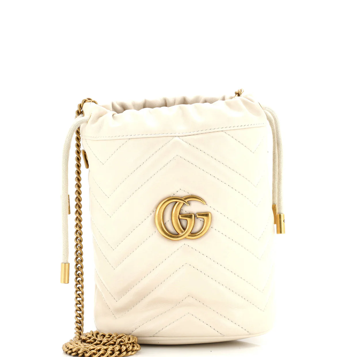 GG Marmont Bucket Bag Matelasse Leather Mini - Deep Luxury