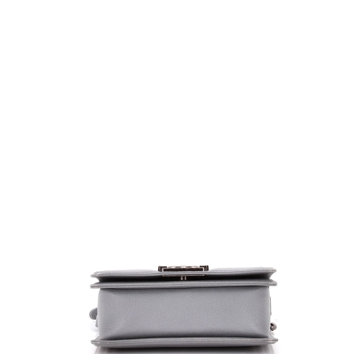 Boy Flap Bag Chevron Caviar Small - Deep Luxury