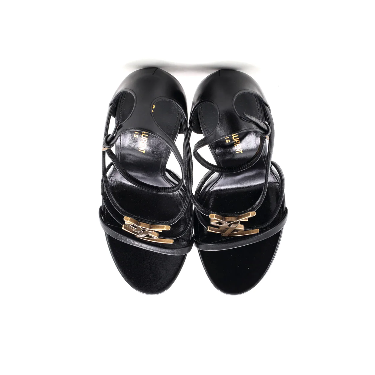 Women's Cassandra Heeled Sandals Leather 100 - Deep Luxury