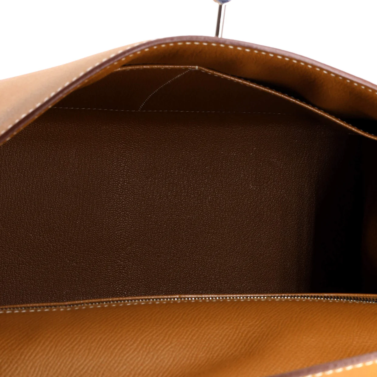 Kelly Handbag Gold Epsom with Palladium Hardware 28 - Deep Luxury
