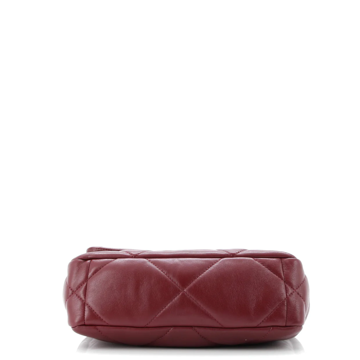 19 Flap Bag Quilted Leather Medium - Deep Luxury