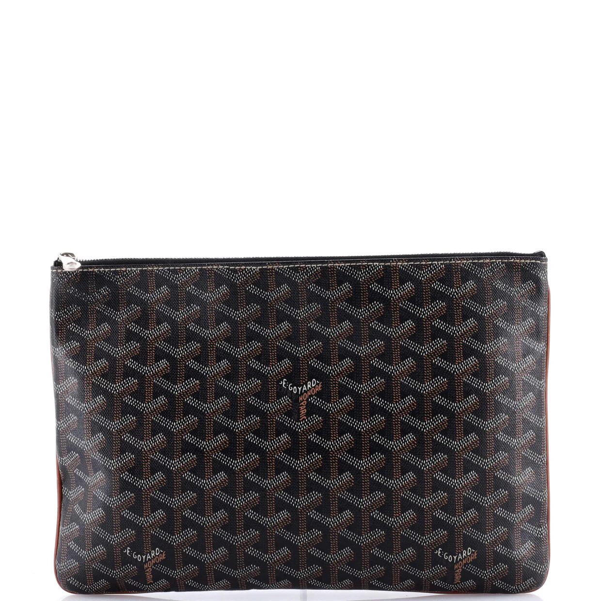 Senat Zip Pouch Coated Canvas MM - Deep Luxury