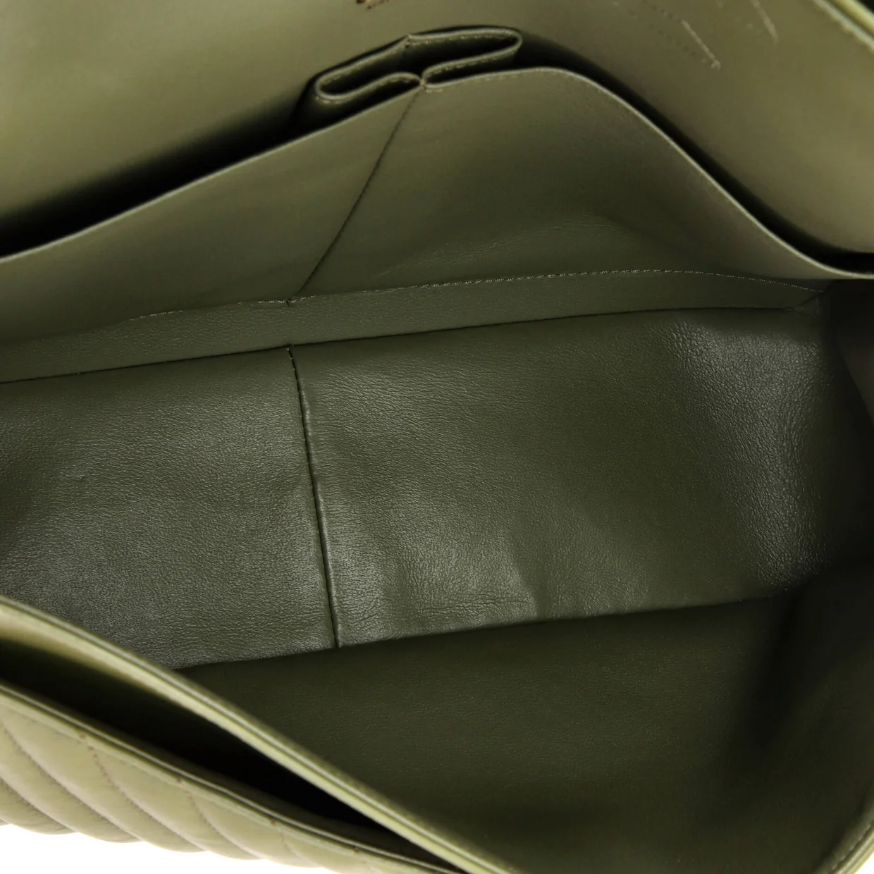 Classic Double Flap Bag Chevron Lambskin Jumbo - Deep Luxury