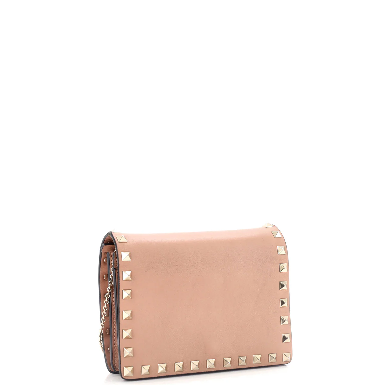 Rockstud Pouch Crossbody Bag Leather Mini - Deep Luxury