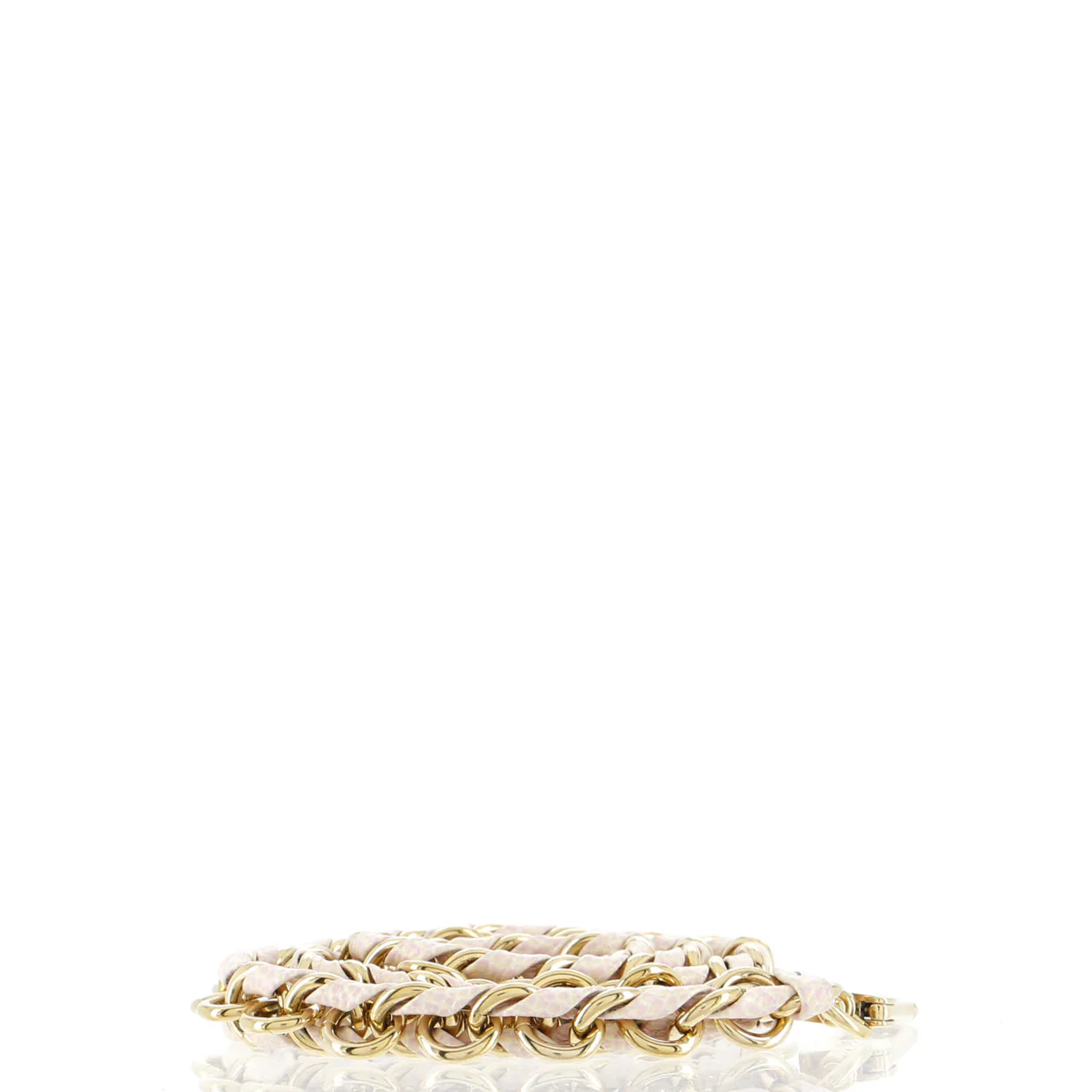 Multi Pochette Accessoires Woven Chain Strap Leather and Metal - Deep Luxury