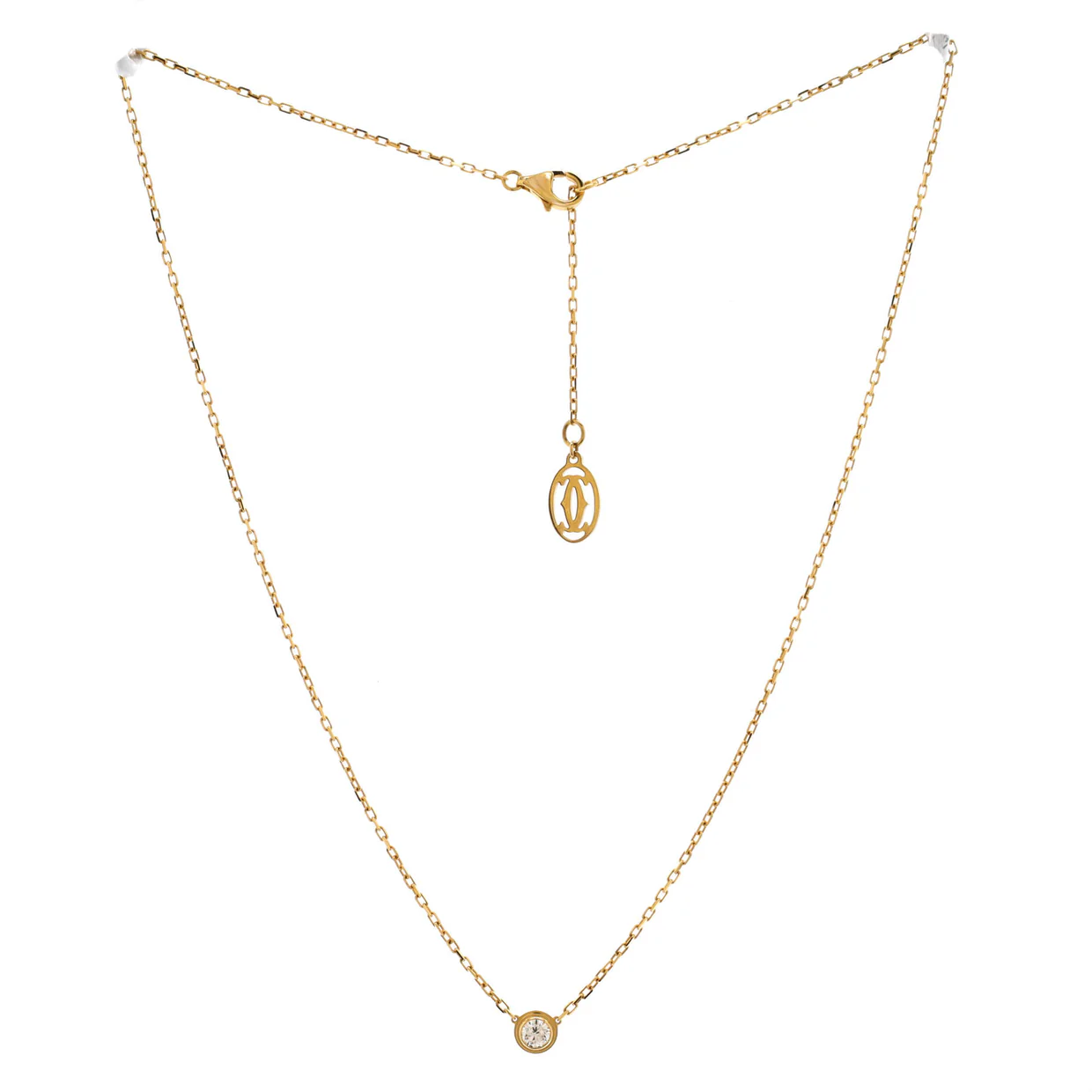D'Amour Pendant Necklace 18K Rose Gold with Diamond Large - Deep Luxury