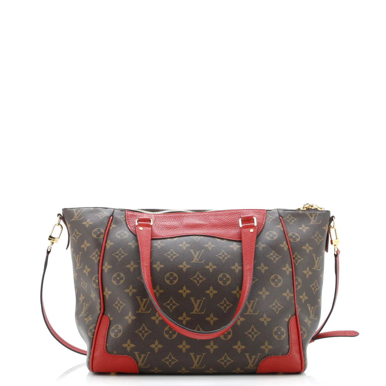Estrela NM Handbag Monogram Canvas with Leather - Deep Luxury
