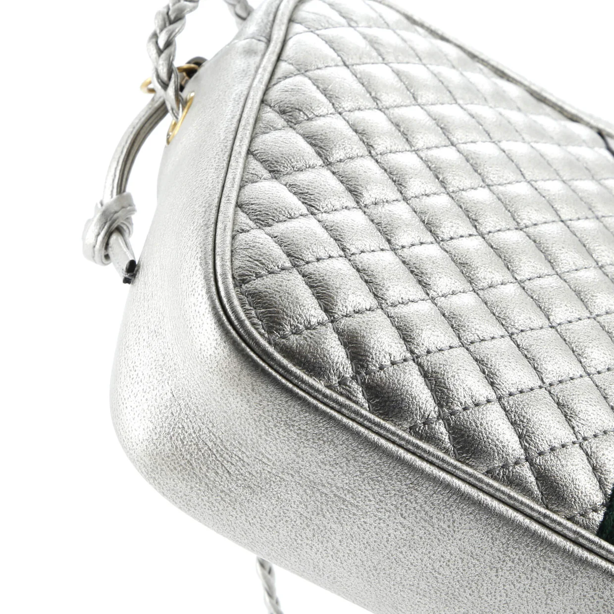 Trapuntata Camera Bag Quilted Leather Small - Deep Luxury