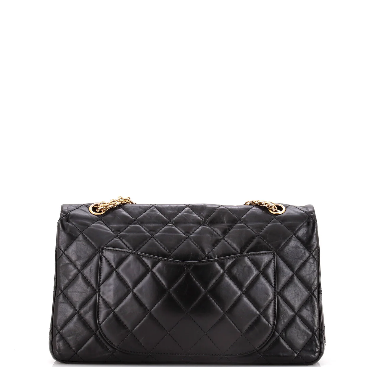 Reissue 2.55 Flap Bag Quilted Aged Calfskin 227 - Deep Luxury