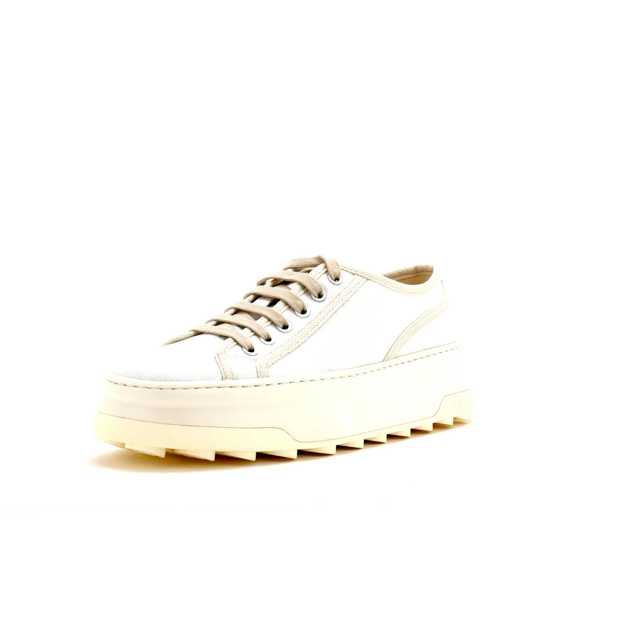 Women's 1977 Tennis Platform Sneakers GG Canvas - Deep Luxury