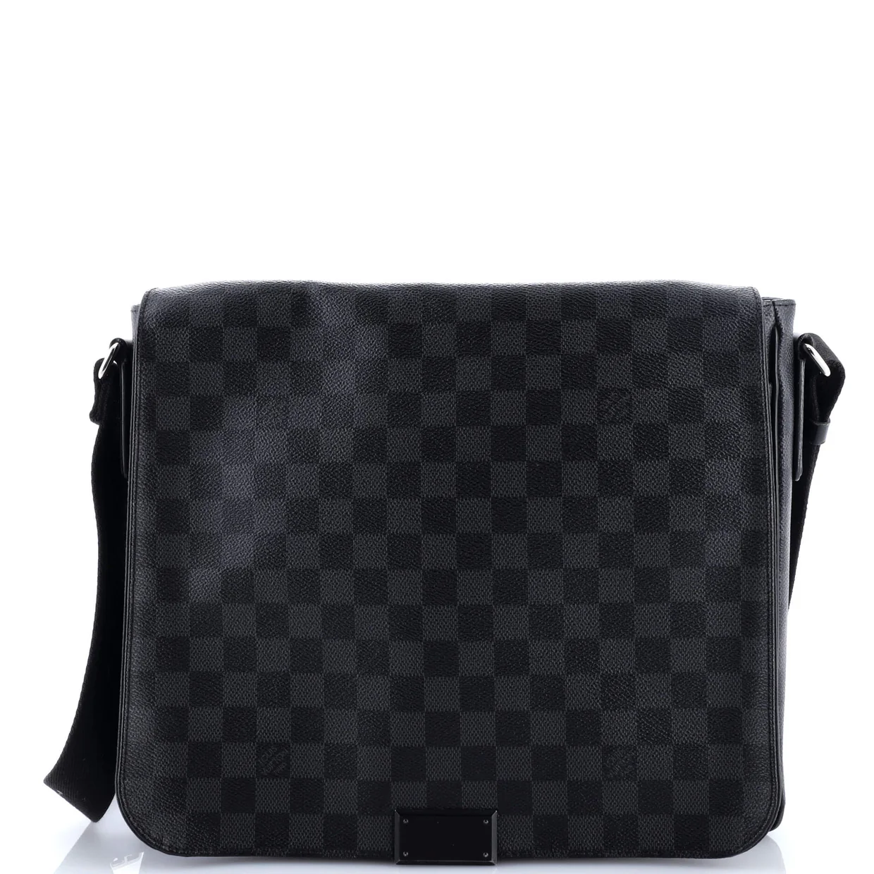 District Messenger Bag Damier Graphite MM - Deep Luxury