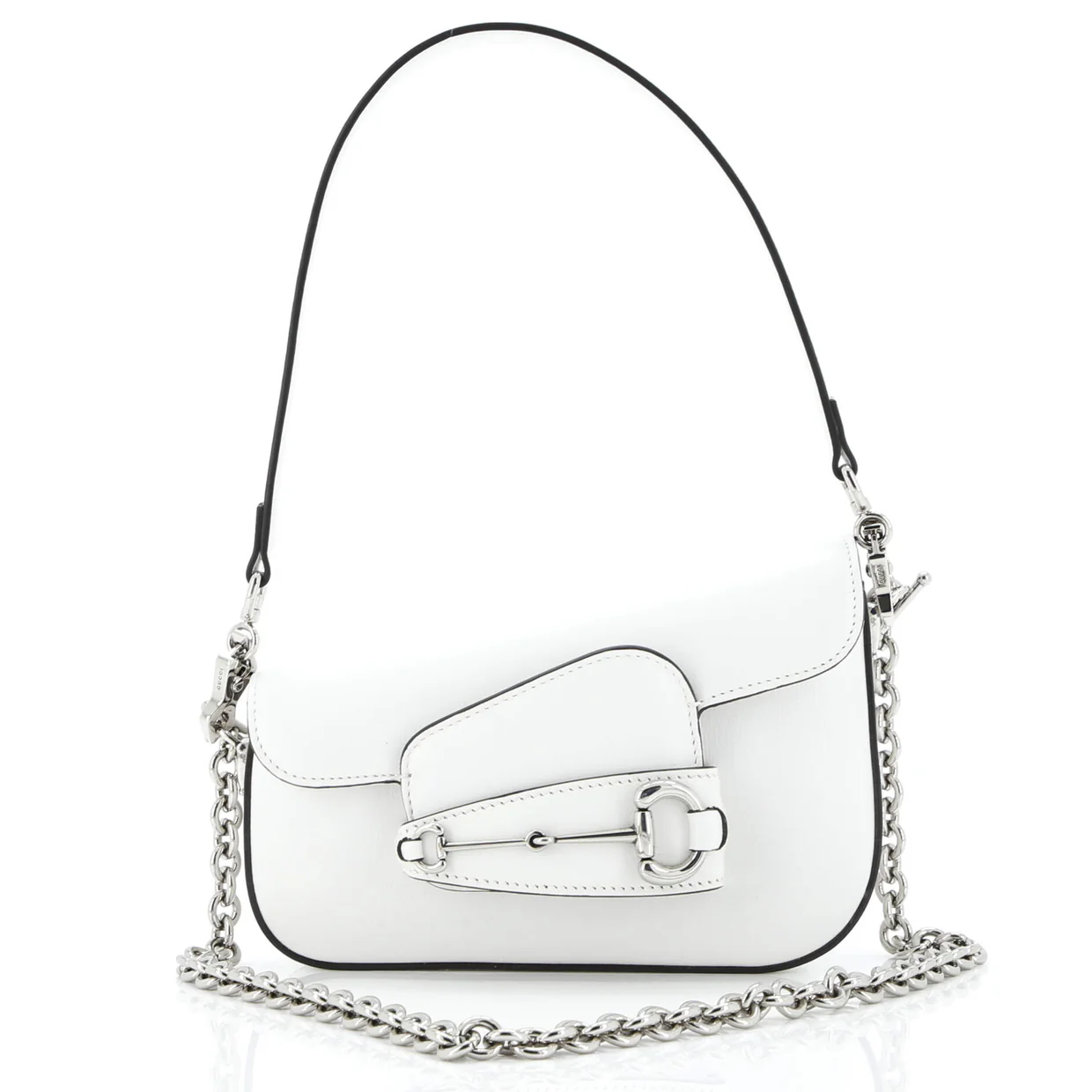 Horsebit 1955 Asymmetric Shoulder Bag Leather Mini - Deep Luxury