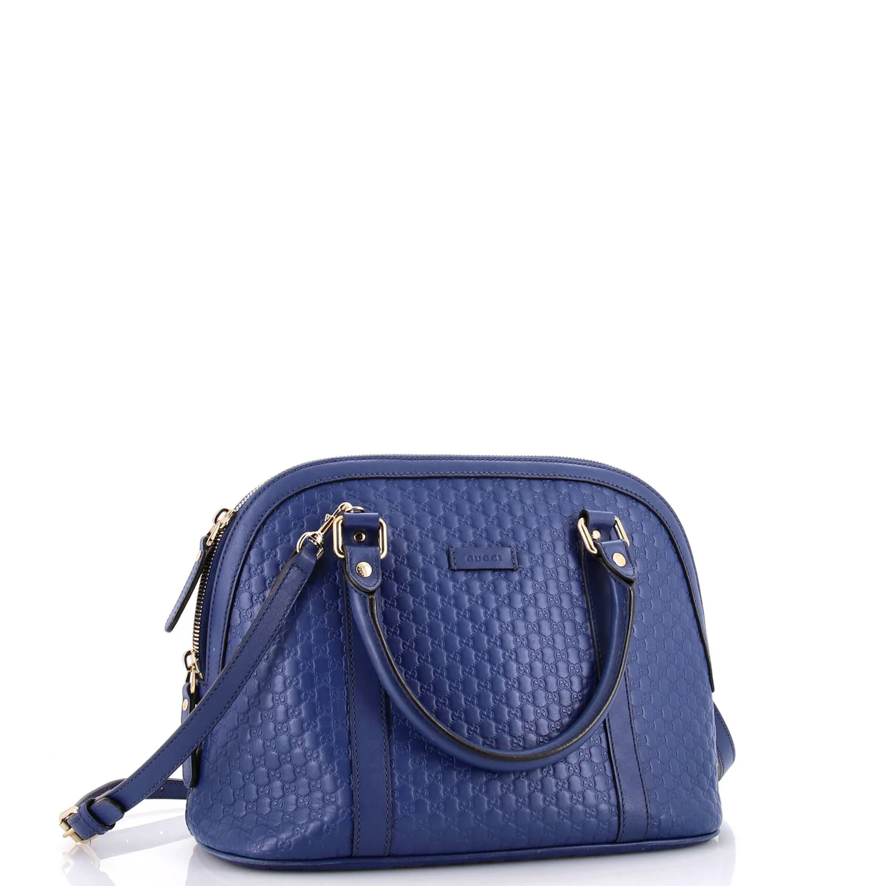 Convertible Dome Satchel Microguccissima Leather Medium - Deep Luxury