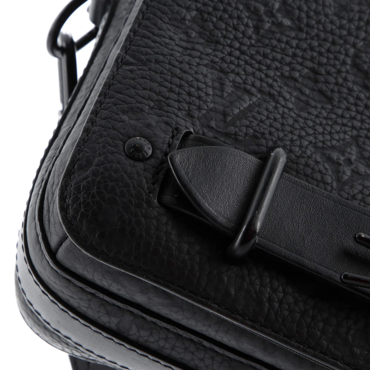 Steamer Messenger Bag Monogram Taurillon Leather - Deep Luxury