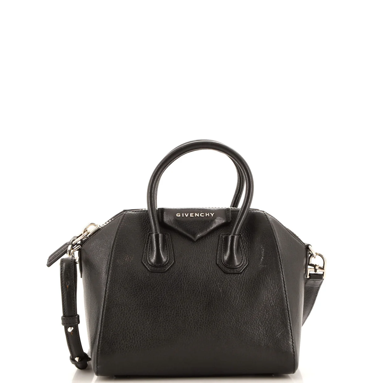 Antigona Bag Leather Mini - Deep Luxury