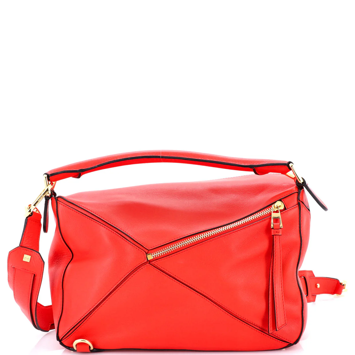 Puzzle Bag Leather Large - Deep Luxury