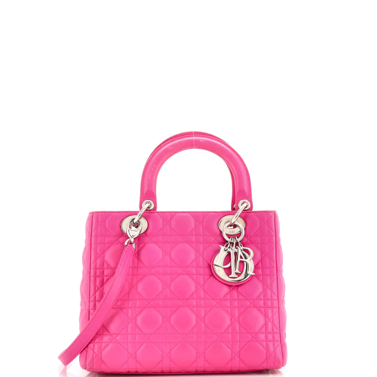 Lady Dior Bag Cannage Quilt Lambskin Medium - Deep Luxury