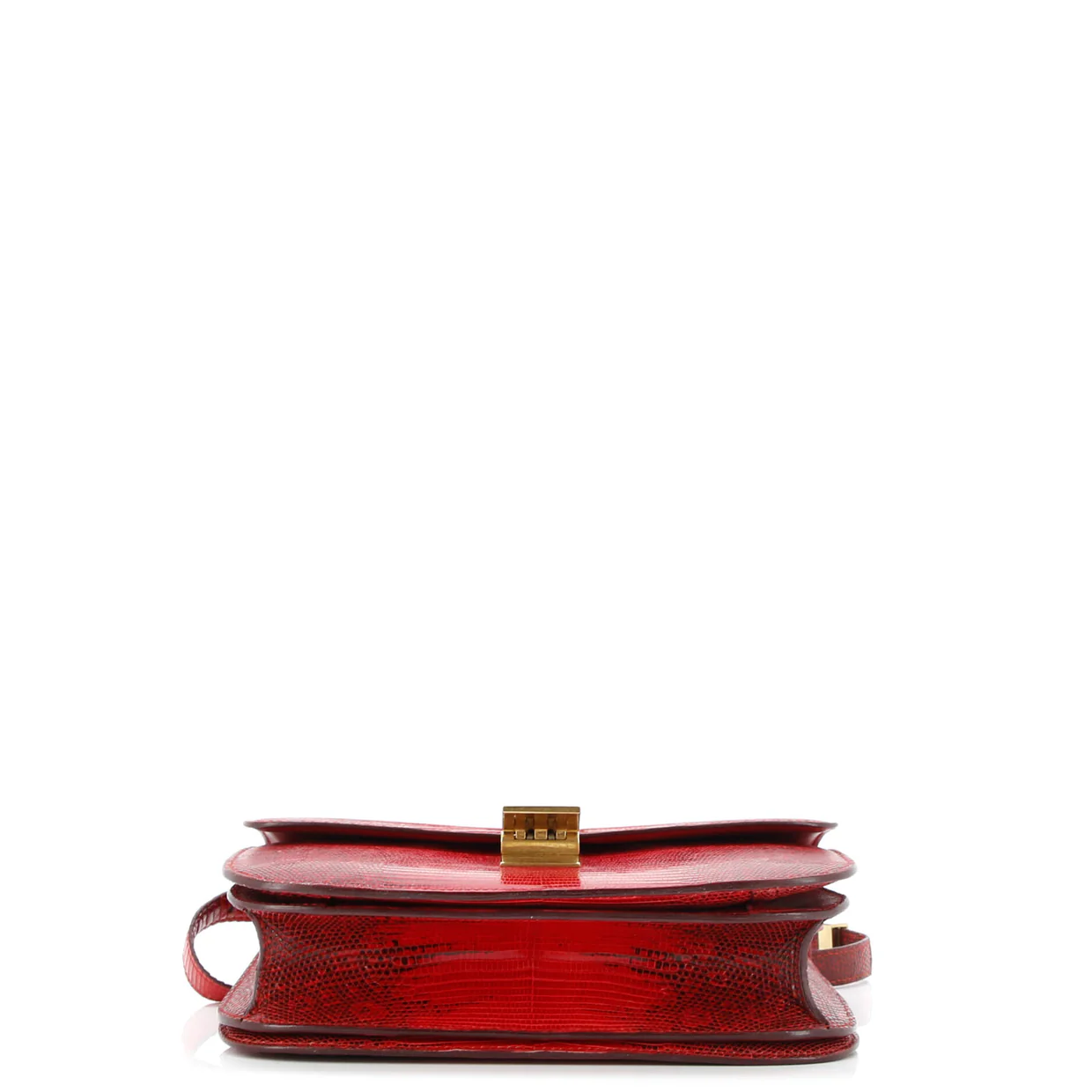 Classic Box Bag Lizard Medium - Deep Luxury