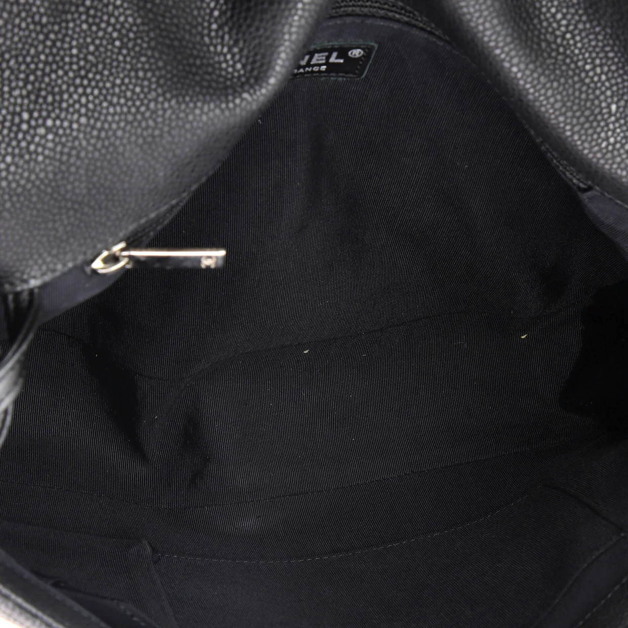 Boy Flap Bag Quilted Caviar Large - Deep Luxury