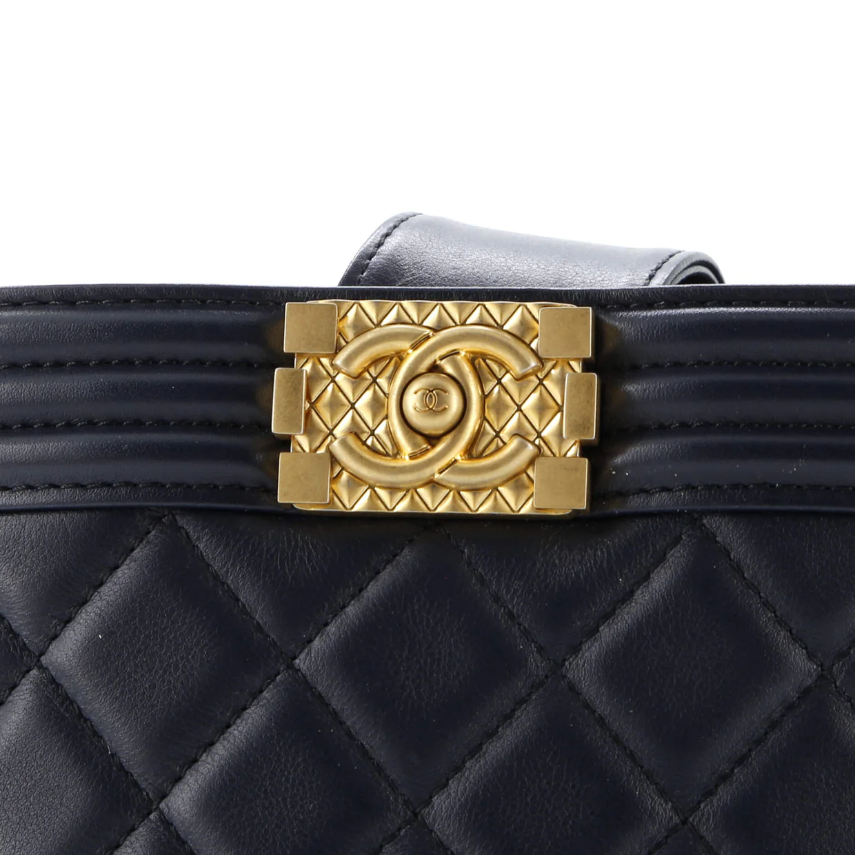 Boy Bucket Bag Quilted Calfskin Mini - Deep Luxury