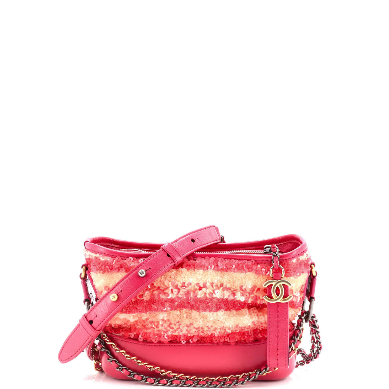 Gabrielle Hobo Sequins Small - Deep Luxury