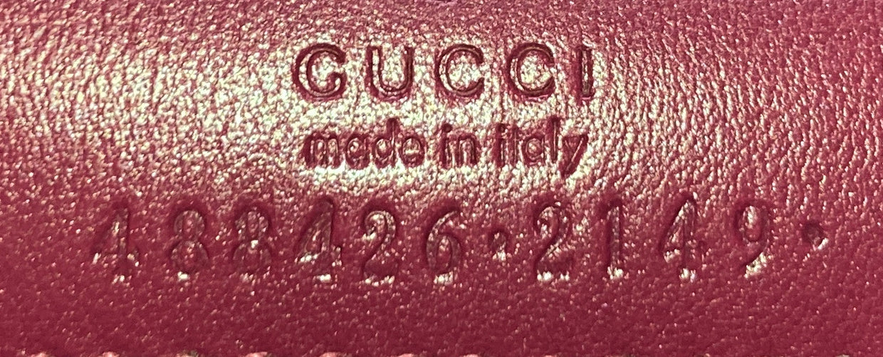 GG Marmont Chain Flap Bag Embroidered Matelasse Velvet Mini - Deep Luxury