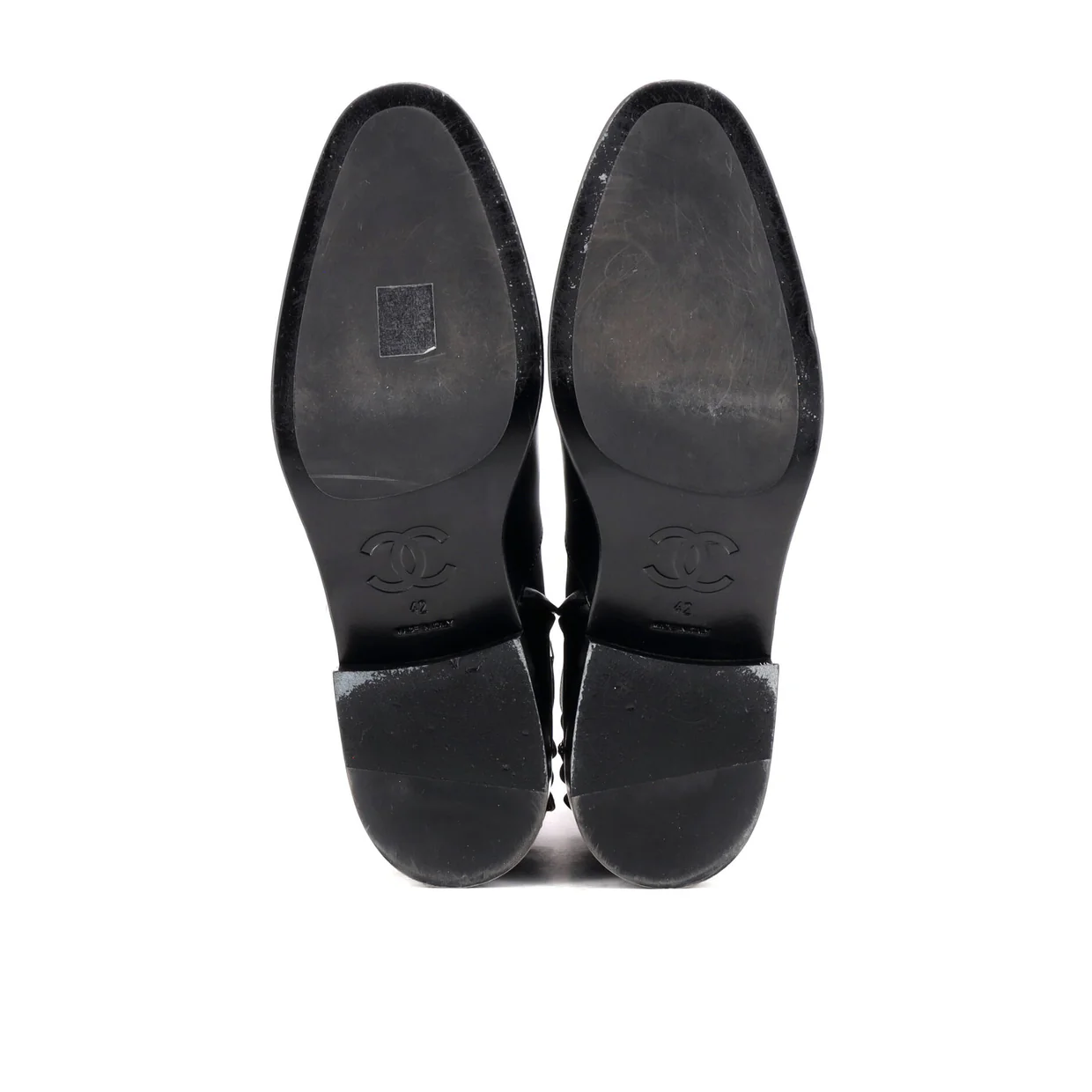 Women's CC Chain Ankle Boots Leather - Deep Luxury