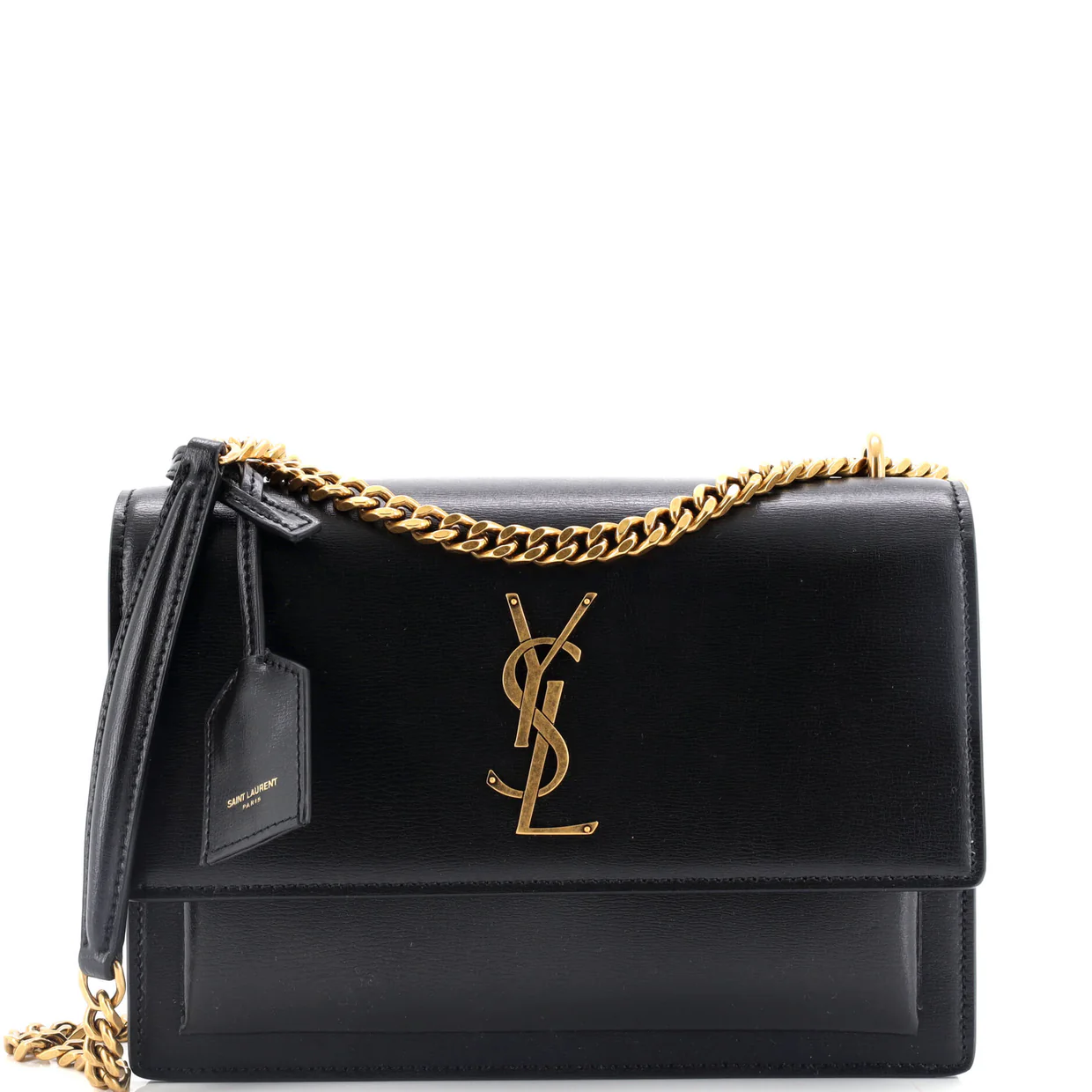 Sunset Crossbody Bag Leather Medium - Deep Luxury