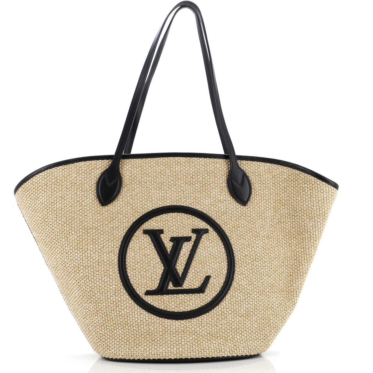 Saint Jacques NM Handbag Raffia and Leather - Deep Luxury