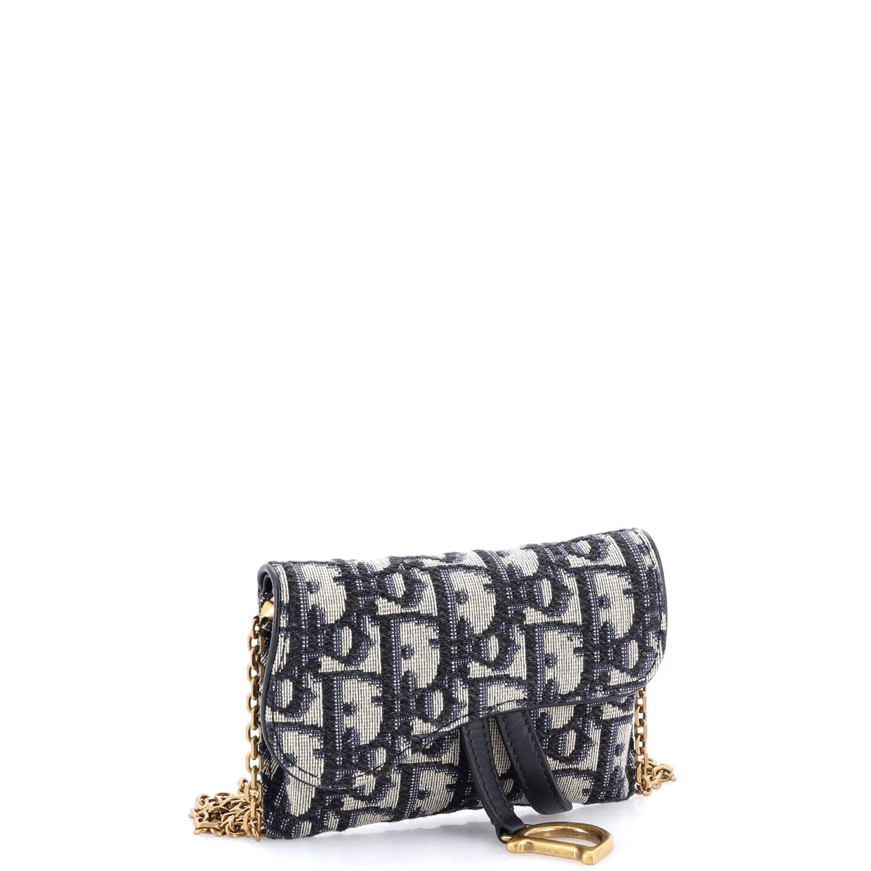 Saddle Nano Pouch Oblique Canvas - Deep Luxury