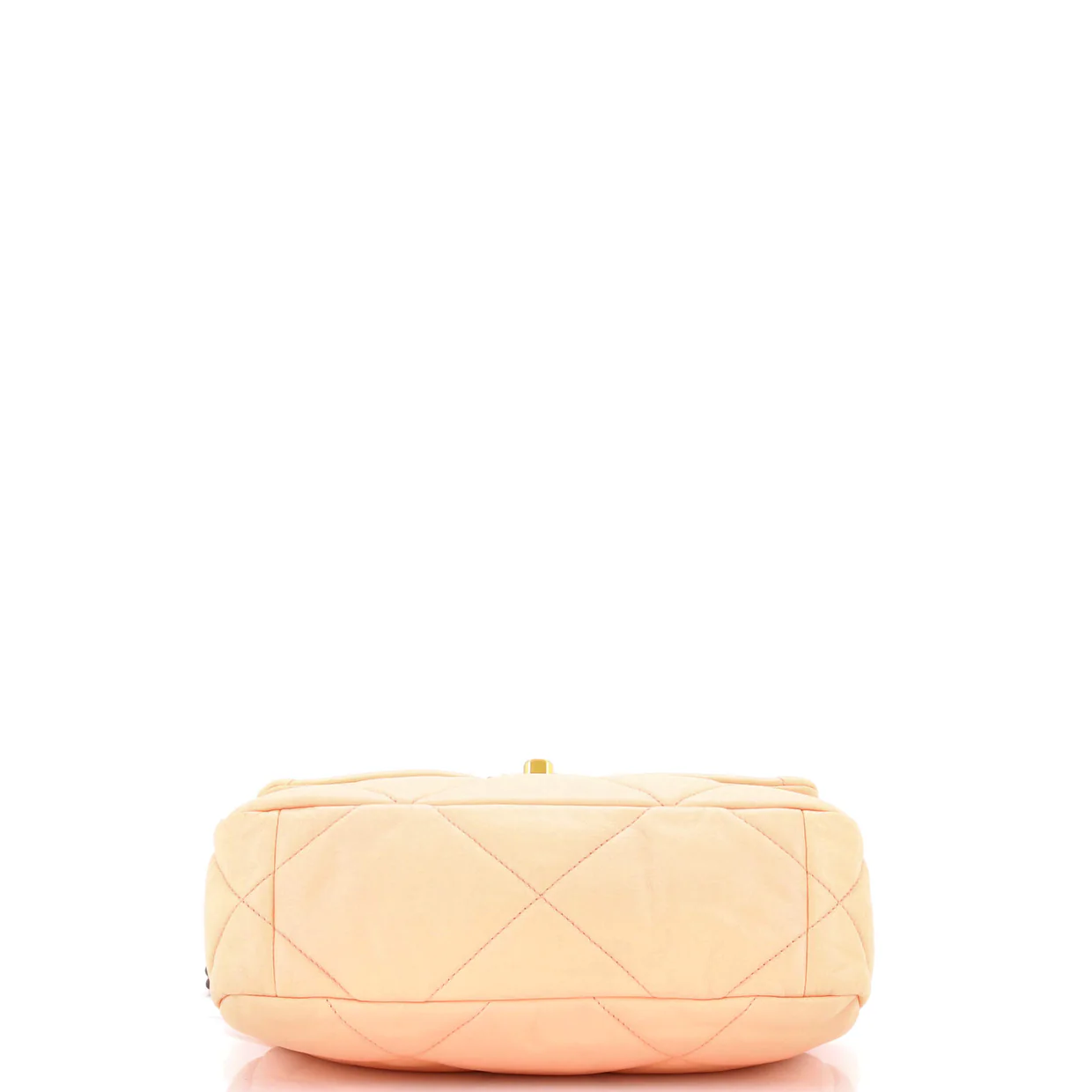 19 Flap Bag Quilted Leather Medium - Deep Luxury