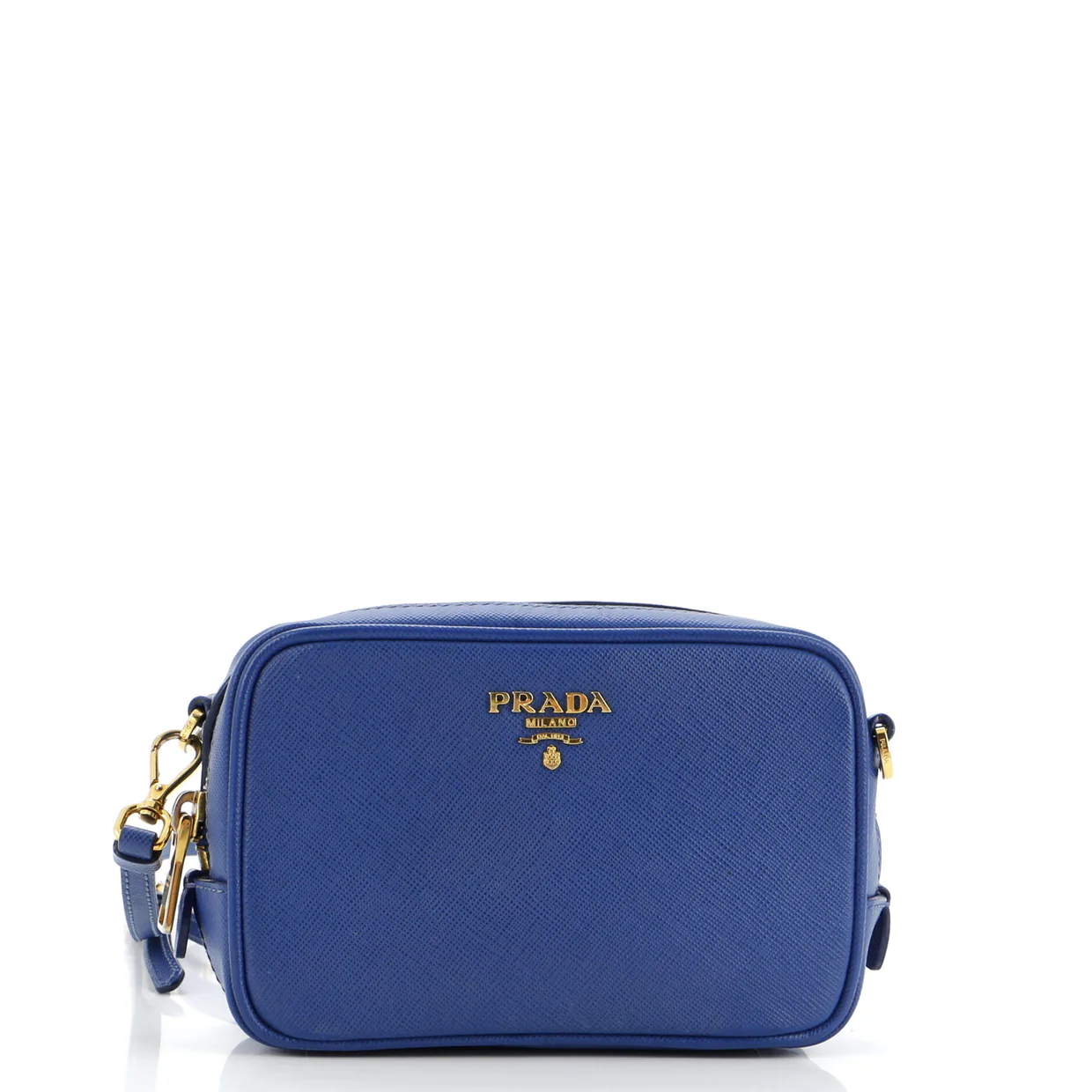 Camera Shoulder Bag Saffiano Leather Mini - Deep Luxury