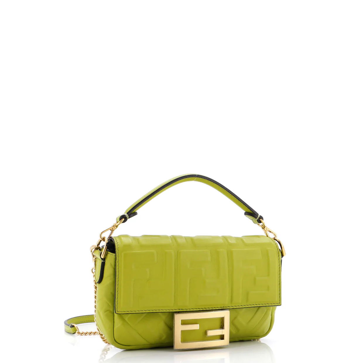 Baguette NM Bag Zucca Embossed Leather Mini - Deep Luxury