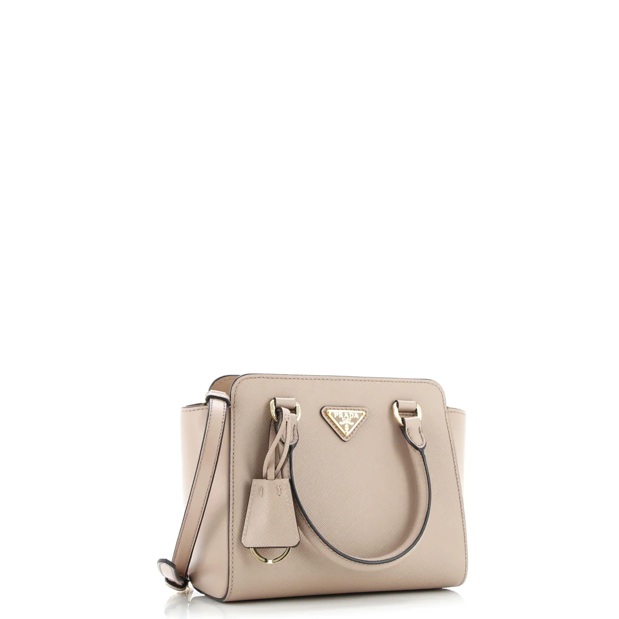 Convertible Tote Saffiano with Soft Calf Mini - Deep Luxury
