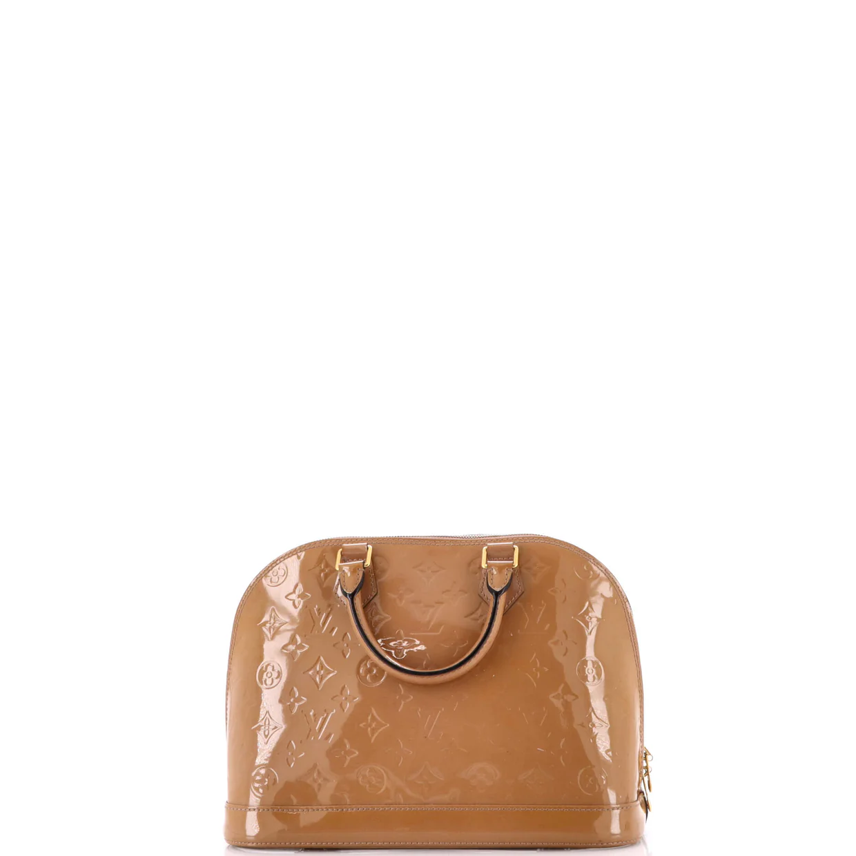 Alma Handbag Monogram Vernis PM - Deep Luxury